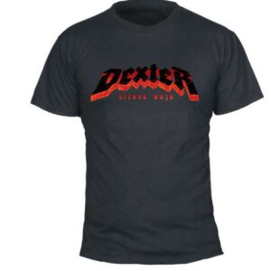 CAMISETA DEXTER NOME (PRETA)
